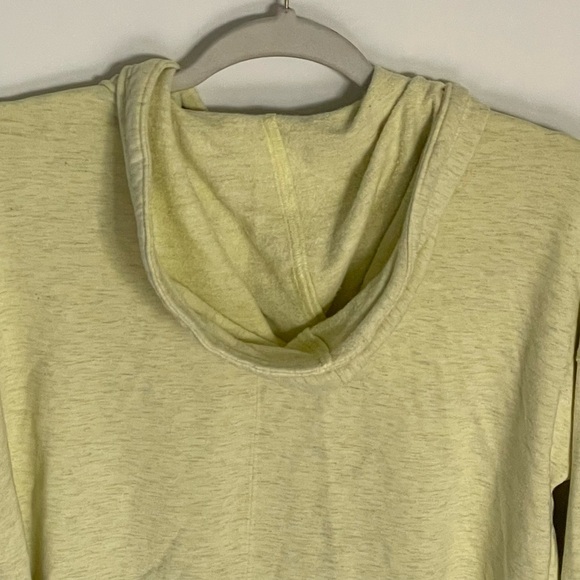 Nike Dri-Fit Lemon Yellow Cropped Training Hoodie - 47234 - Picture 9 of 13